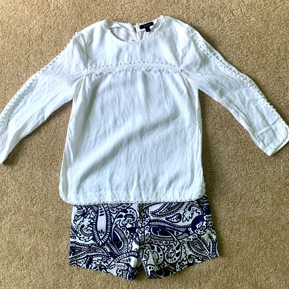 J.Crew Linen Top